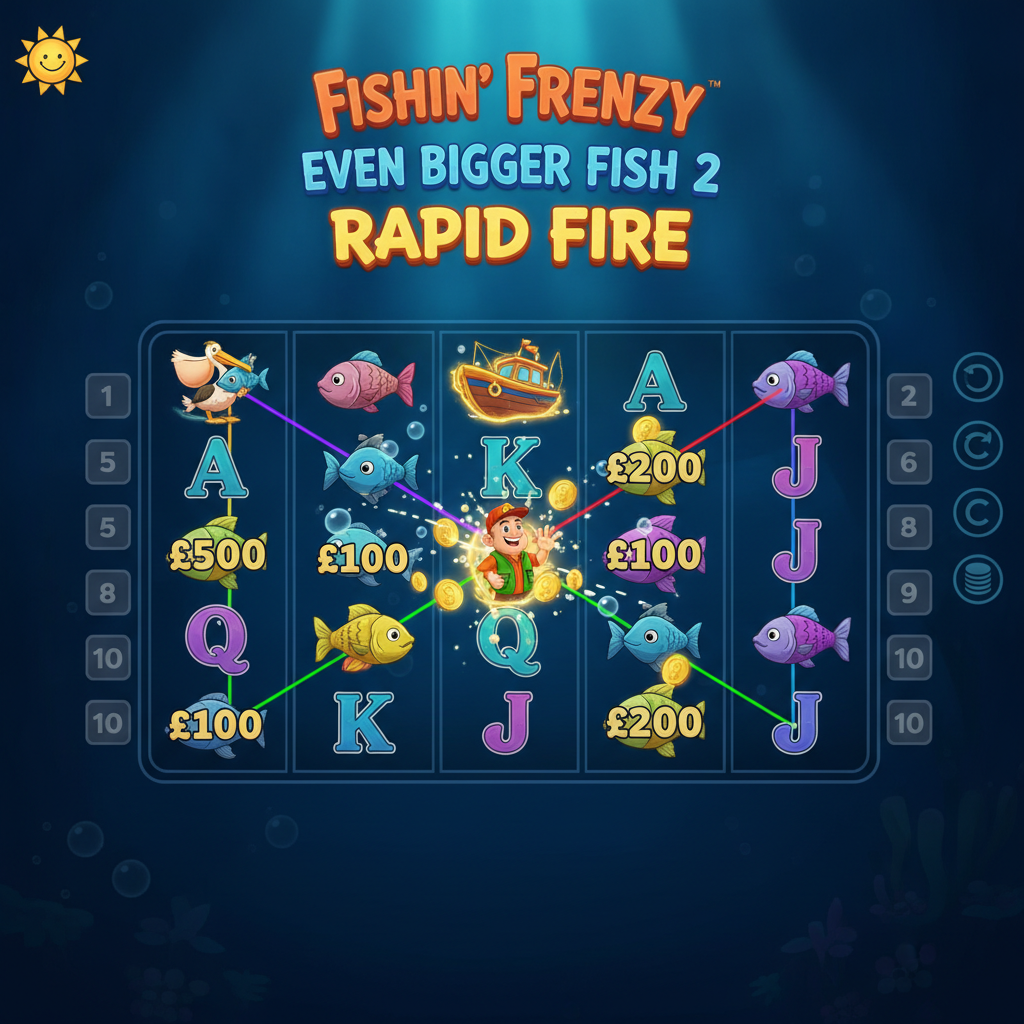 Fishin' Frenzy Even Bigger Fish 2 Rapid Fire