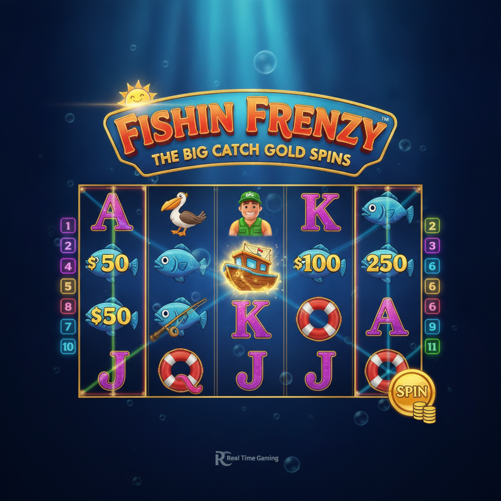 Fishin' Frenzy The Big Catch Gold Spins